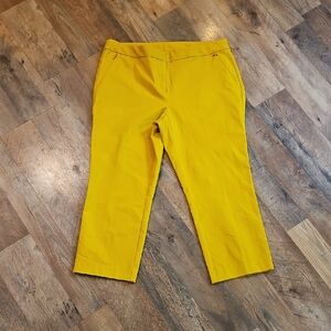 👖Alfani Mustard Yellow Capris